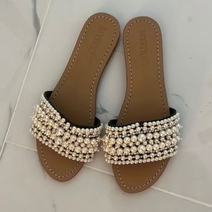 White Pearl Sandals